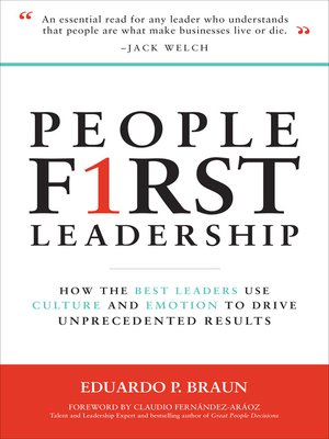 cover image of People First Leadership (PB)